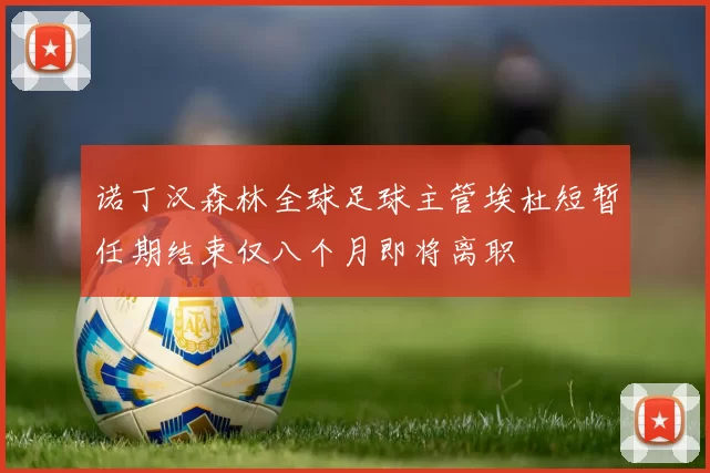 诺丁汉森林全球足球主管埃杜短暂任期结束仅八个月即将离职